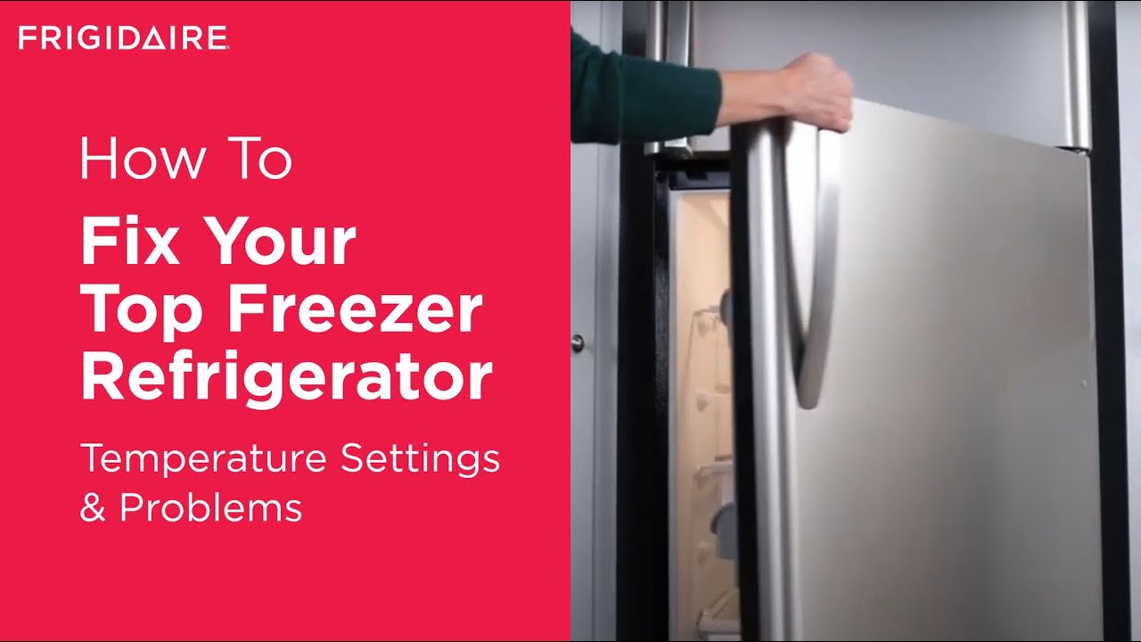 Image showing the control panel of a Frigidaire freezer with settings ranging from 1 to 7 for temperature adjustment.