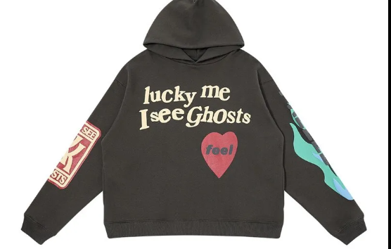 Lucky Me I See Ghosts Hoodie: Elevate your style with this cool and mysterious hoodie. A must-have for fashion enthusiasts.